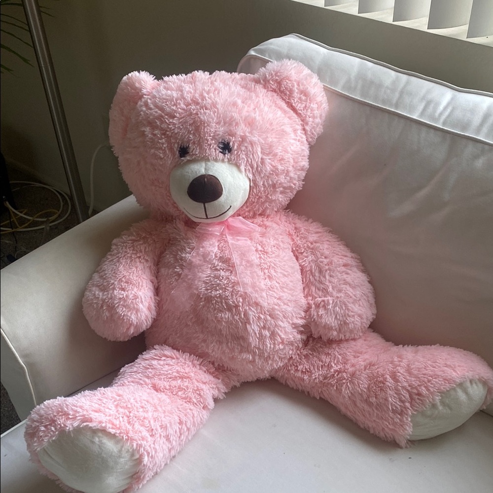 Giant Pink Plush Teddy Bear